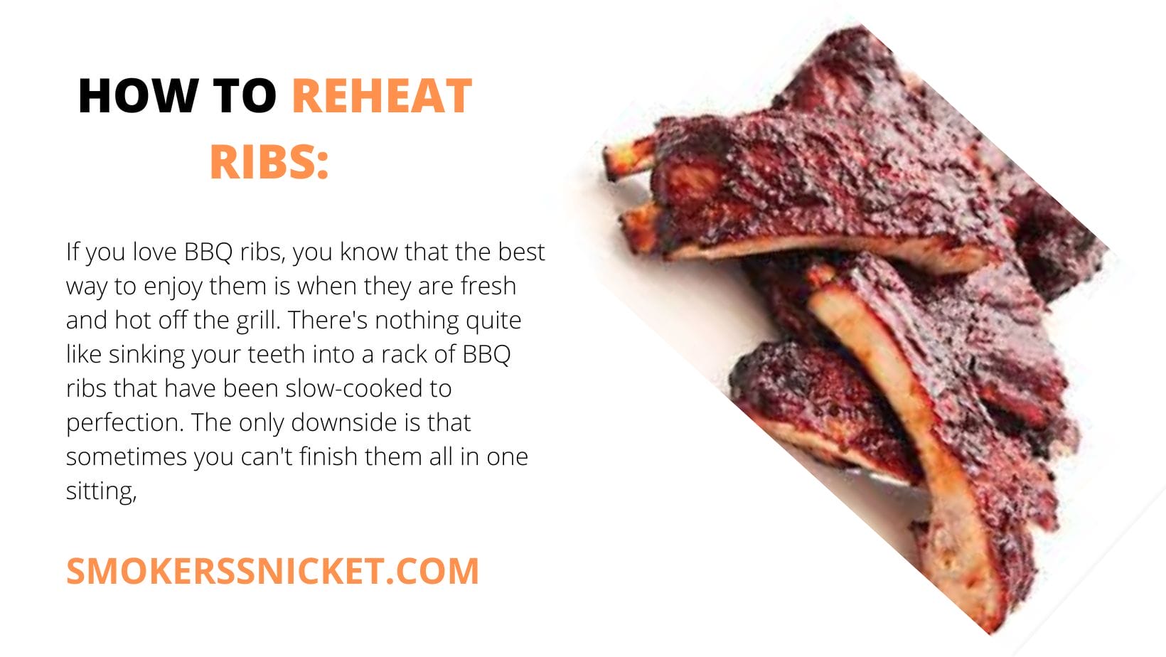 How to reheat ribs