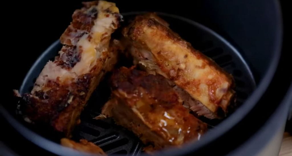 How to reheat ribs in an air fryer?