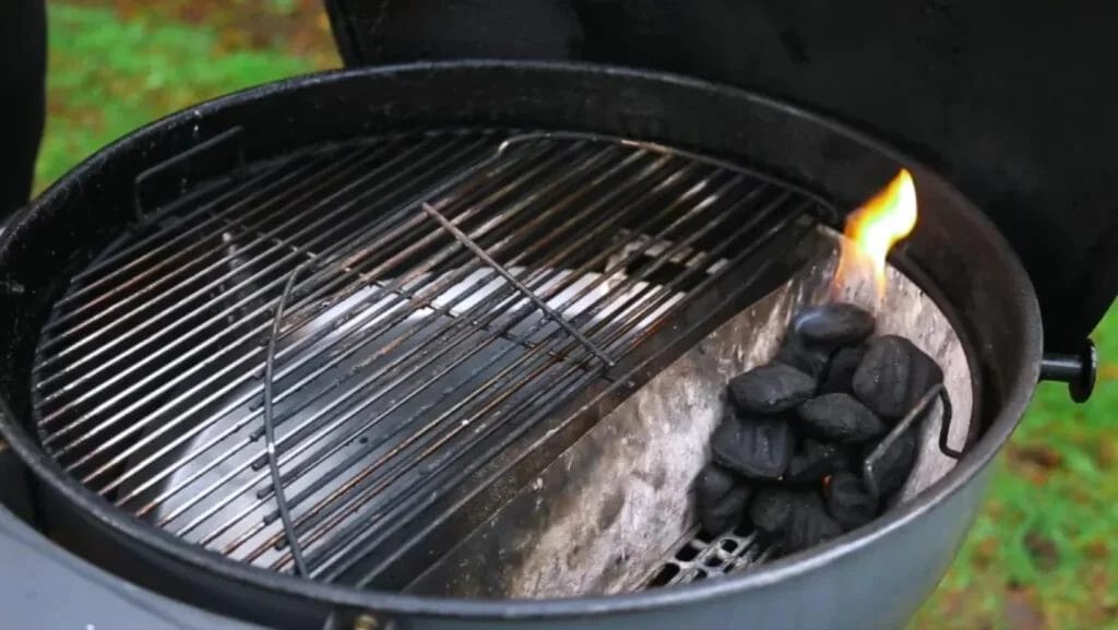 Lighting Up The Charcoal (And Preheating The Grill)