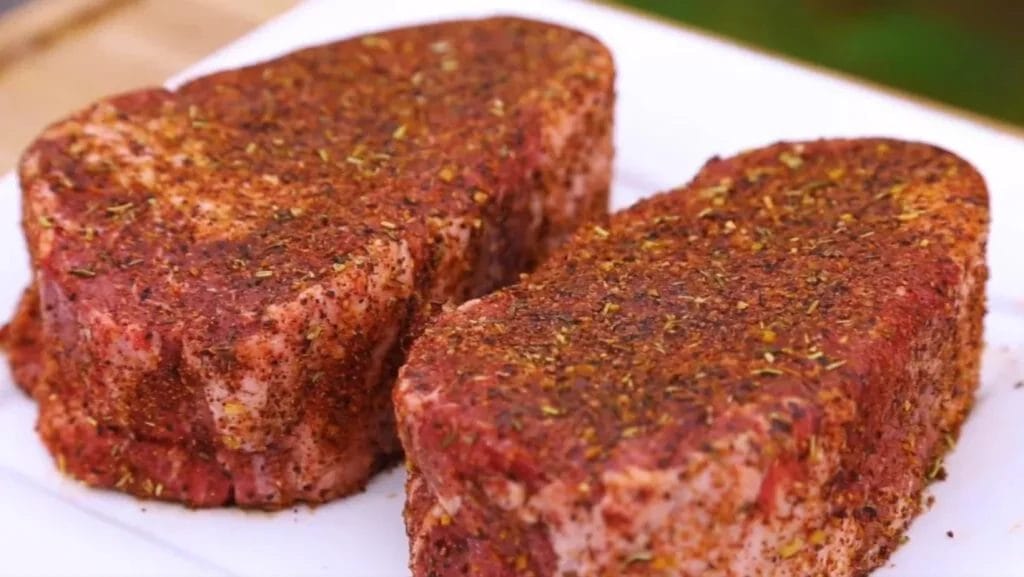 Seasoning Ribeye Steak