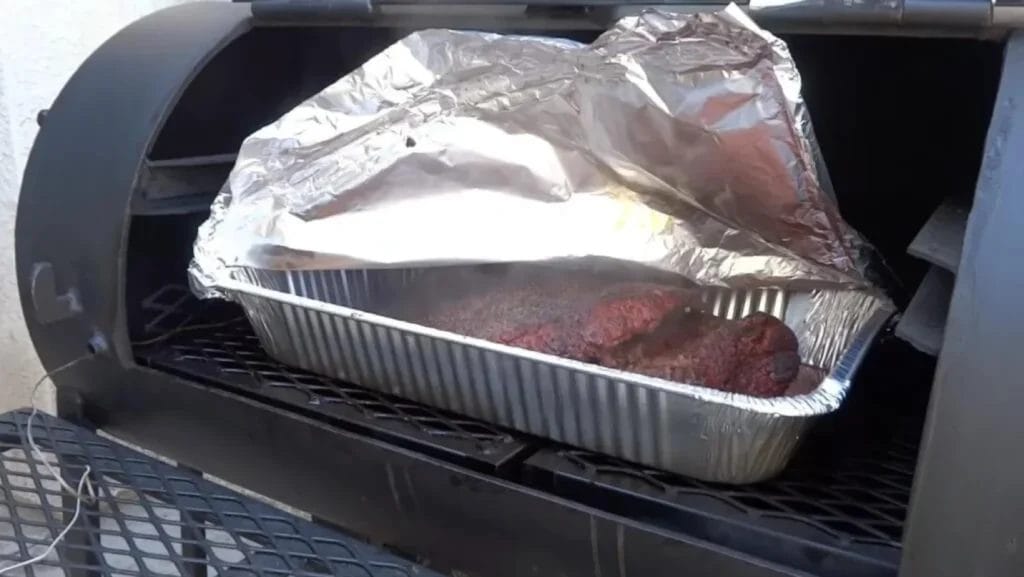 Wrapping The Brisket