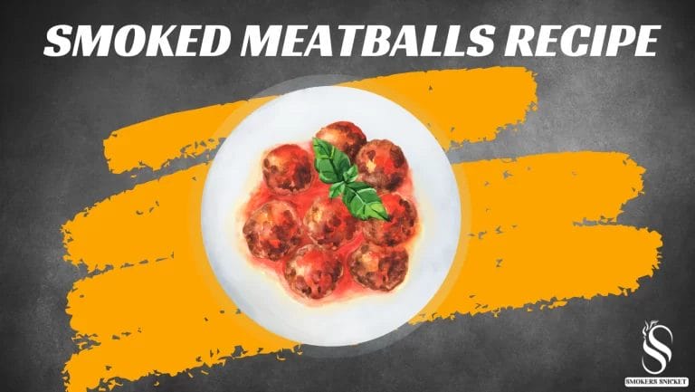 Smoked Meatballs Recipe